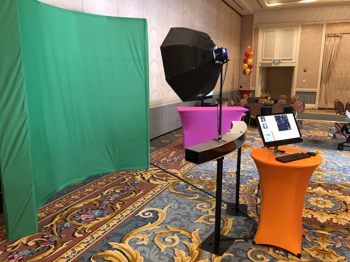AI green screen booth