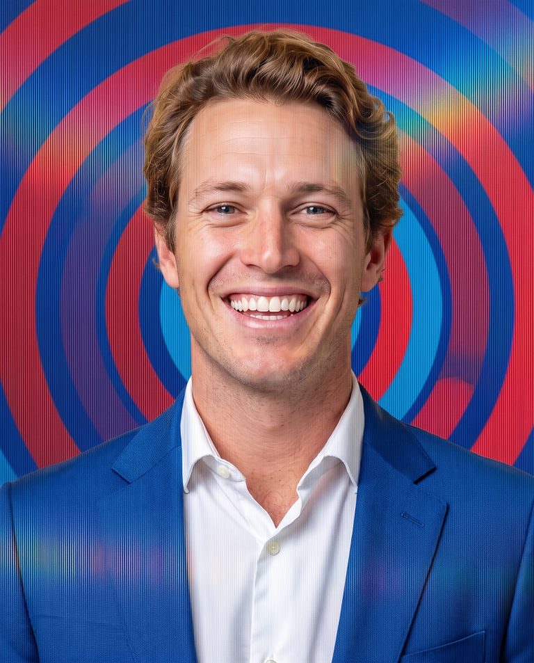 A guest is rendered as if printed on a lenticular card.